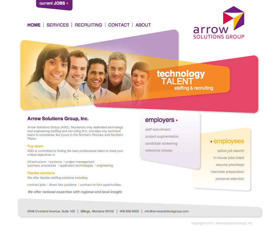 Portfolio - Arrow Solutions - Web Development